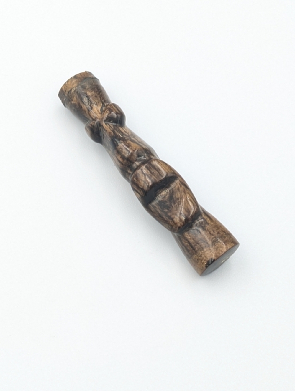 5/25$  Miniature folk hand carved stick face mask carving